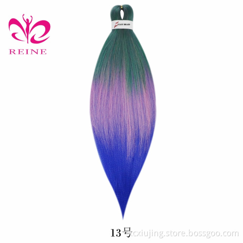 REINE Pre-stretched Professional  Braiding Hair Perm Yaki Jumbo Braids japanese Synthetic Hair Hot Water